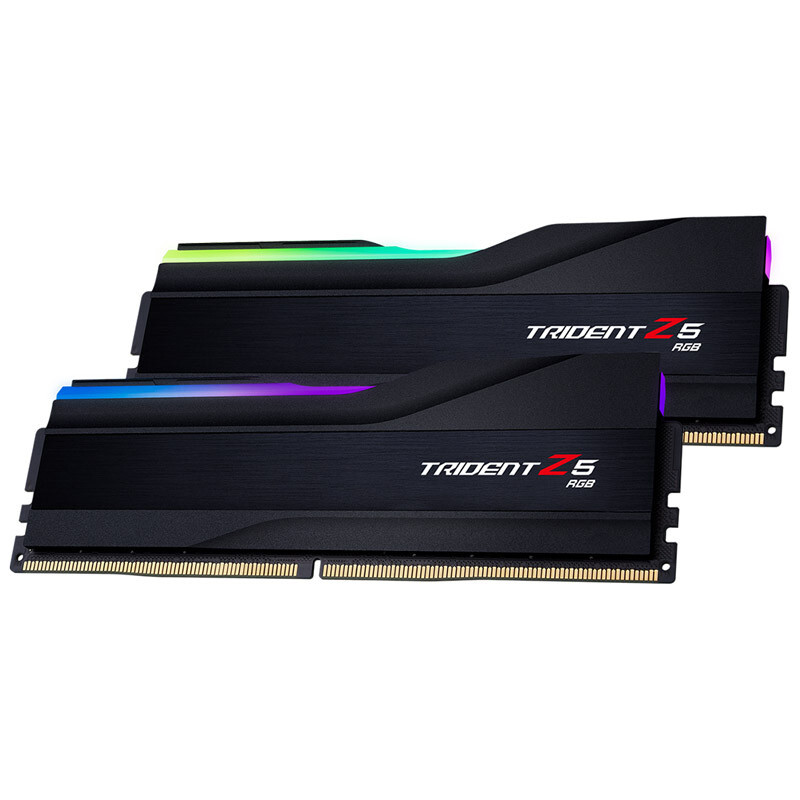 G.Skill - G.Skill Kit 64GB (2 x 32GB) DDR5 6400MHz Trident Z5 RGB CL32 Black - F5-6400J3239G32GX2-TZ5RK