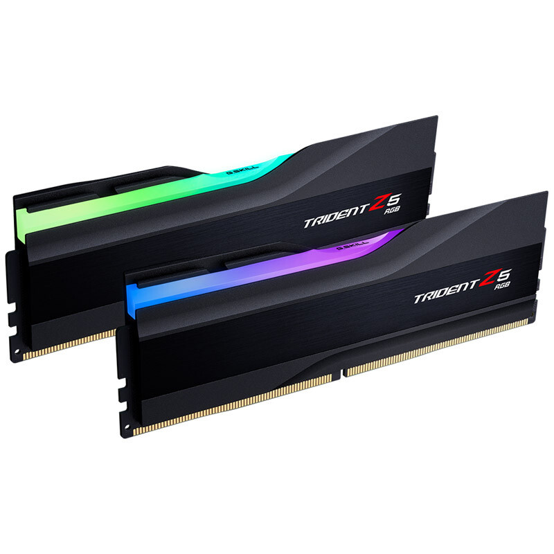 G.Skill - G.Skill Kit 64GB (2 x 32GB) DDR5 6400MHz Trident Z5 RGB CL32 Black - F5-6400J3239G32GX2-TZ5RK