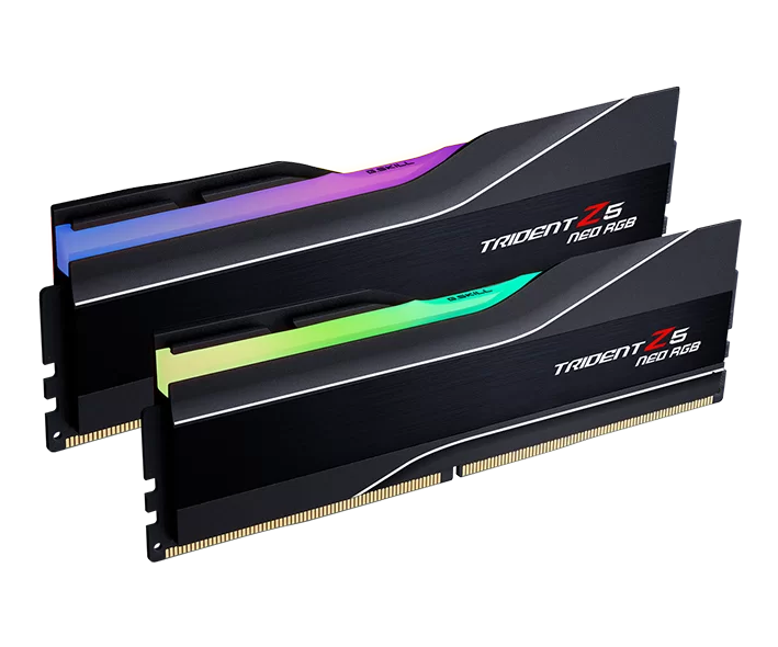 G.Skill - G.Skill Kit 32GB (2 x 16GB) DDR5 6000MHz Trident Z5 Neo CL36 Black - F5-6000J3636F16GX2-TZ5RK