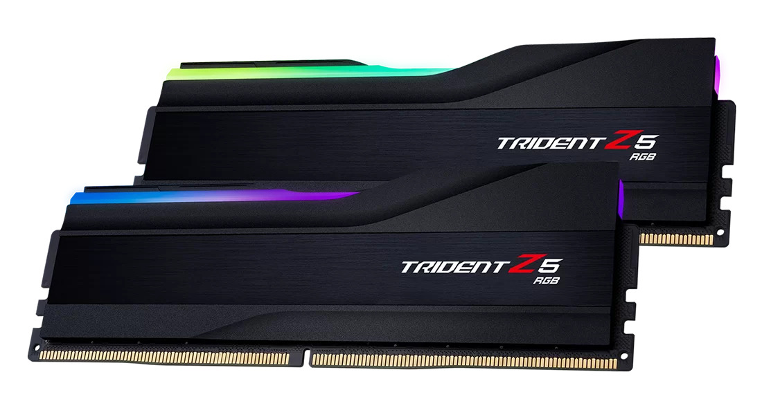 G.Skill - G.Skill Kit 32GB (2 x 16GB) DDR5 5600MHz Trident Z5 RGB CL36 Black - F5-5600J3636C16GX2-TZ5RK