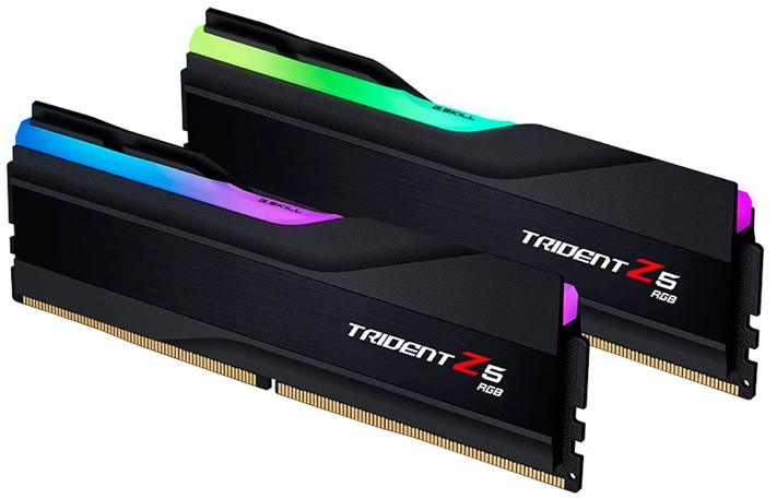 G.Skill - ** B Grade ** G.Skill Kit 32GB (2 x 16GB) DDR5 6400MHz Trident Z5 RGB CL32 Black - F5-6400J3239G32GX2-TZ5RK