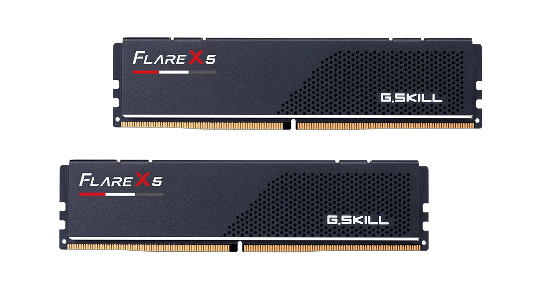 G.Skill - G.Skill Kit 32GB (2 x 16GB) DDR5 6000MHz Flare X5 EXPO CL32 Black - F5-6000J3238F16GX2-FX5