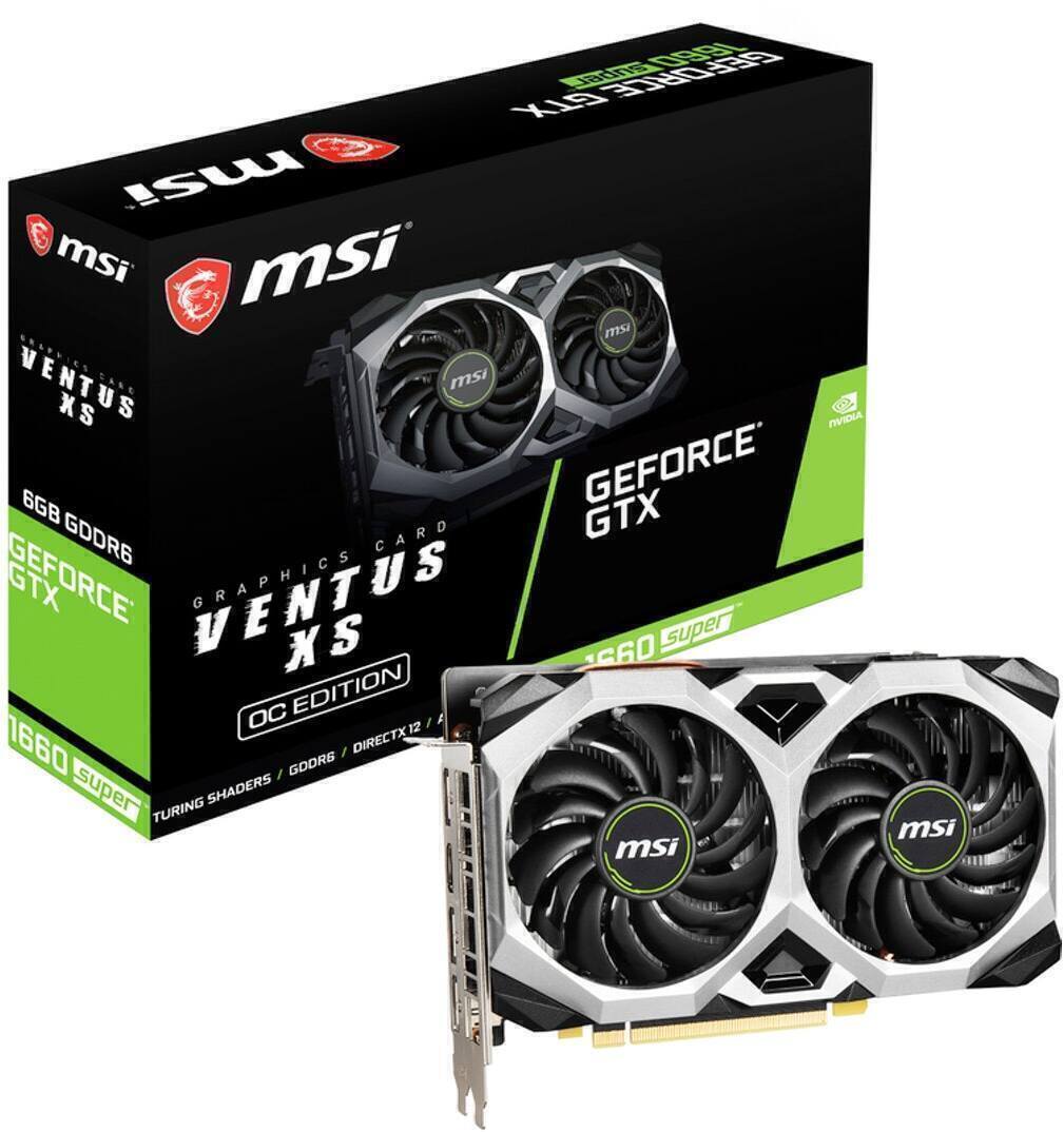 ** B Grade ** Tarjeta Gráfica MSI GeForce® GTX 1660 SUPER VENTUS XS 6G OC