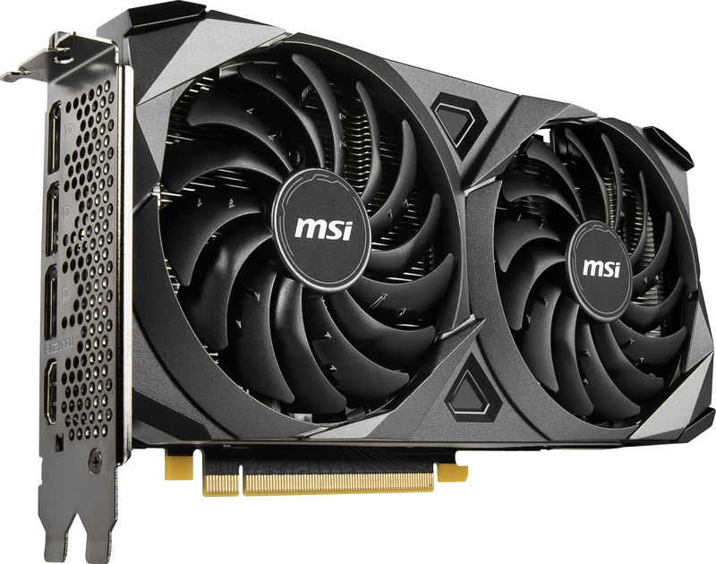 MSI - Tarjeta Gráfica MSI GeForce® RTX 3050 VENTUS 2X 8G OC