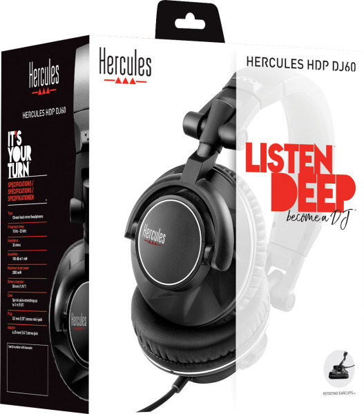 Hercules - Auriculares DJ Hercules DJ60