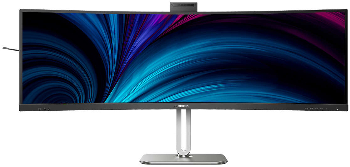 Philips - Monitor Curvo Philips Série 5000 49" 49B2U5900CH VA Dual-QHD 75Hz (PD100W) KVM C/Webcam