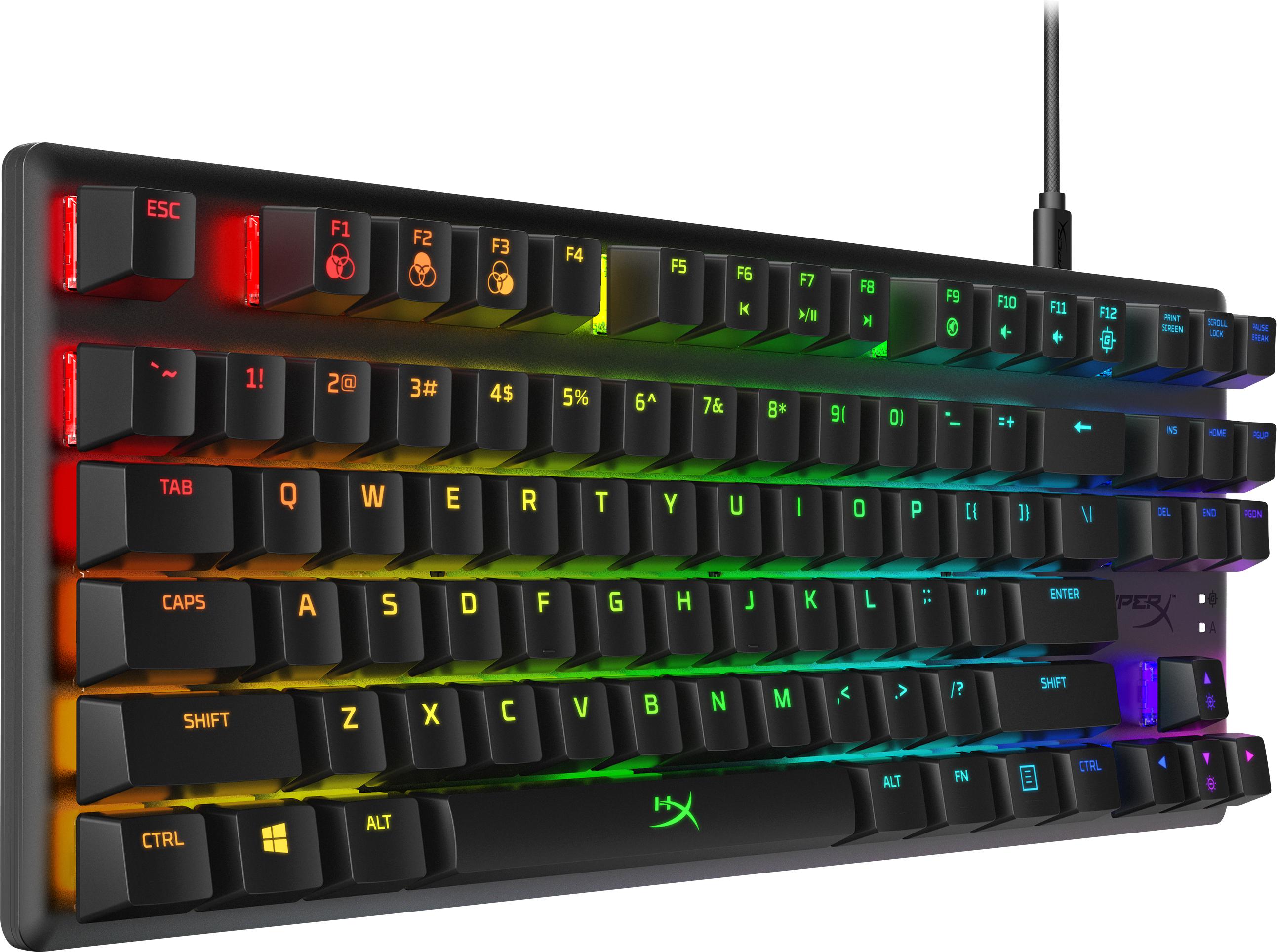 HyperX - ** B Grade ** Teclado Mecânico HyperX Alloy Origins RGB Gaming US Red Switches