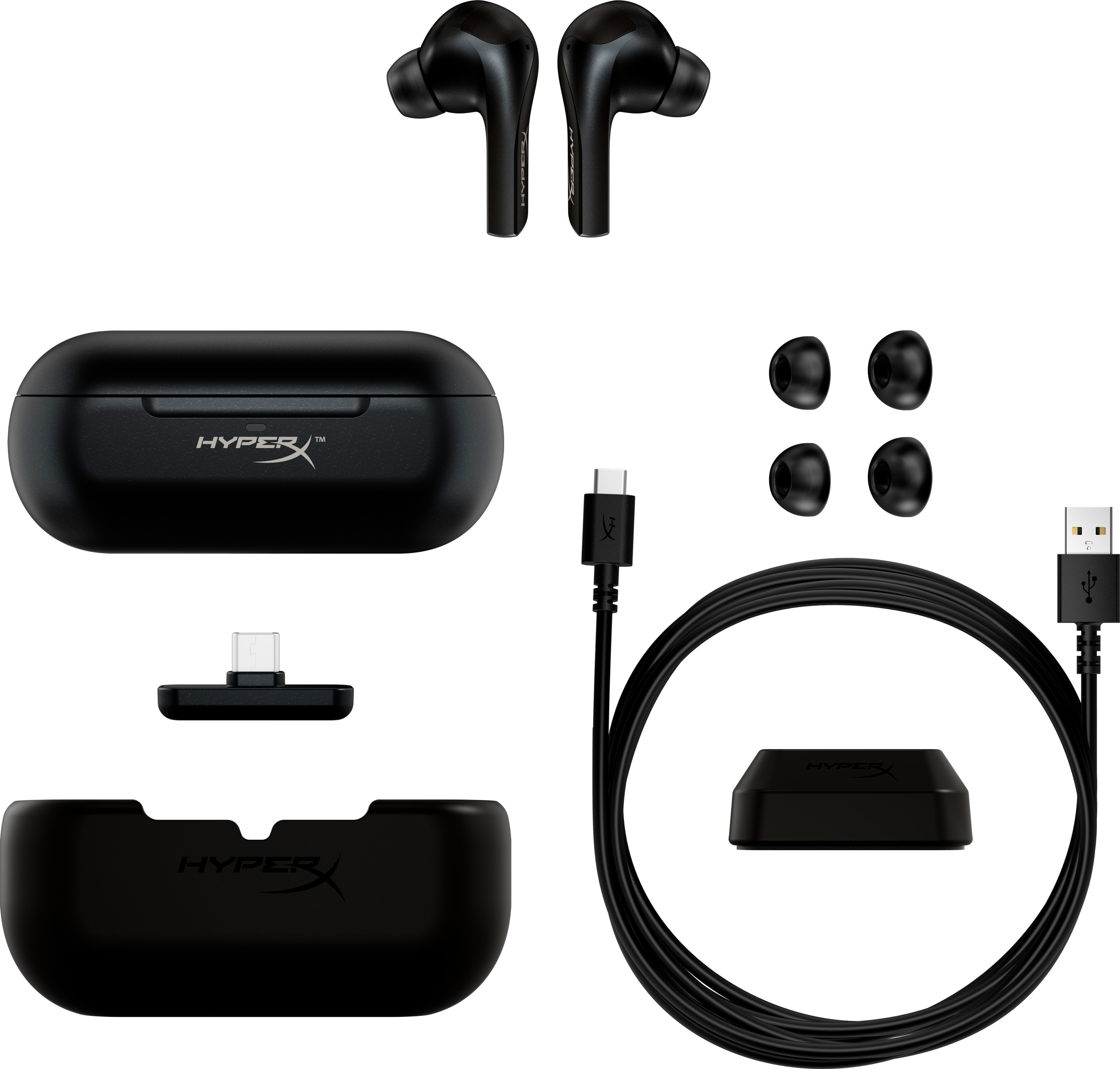 HyperX - Earbuds HyperX Cloud Mix Buds Negros