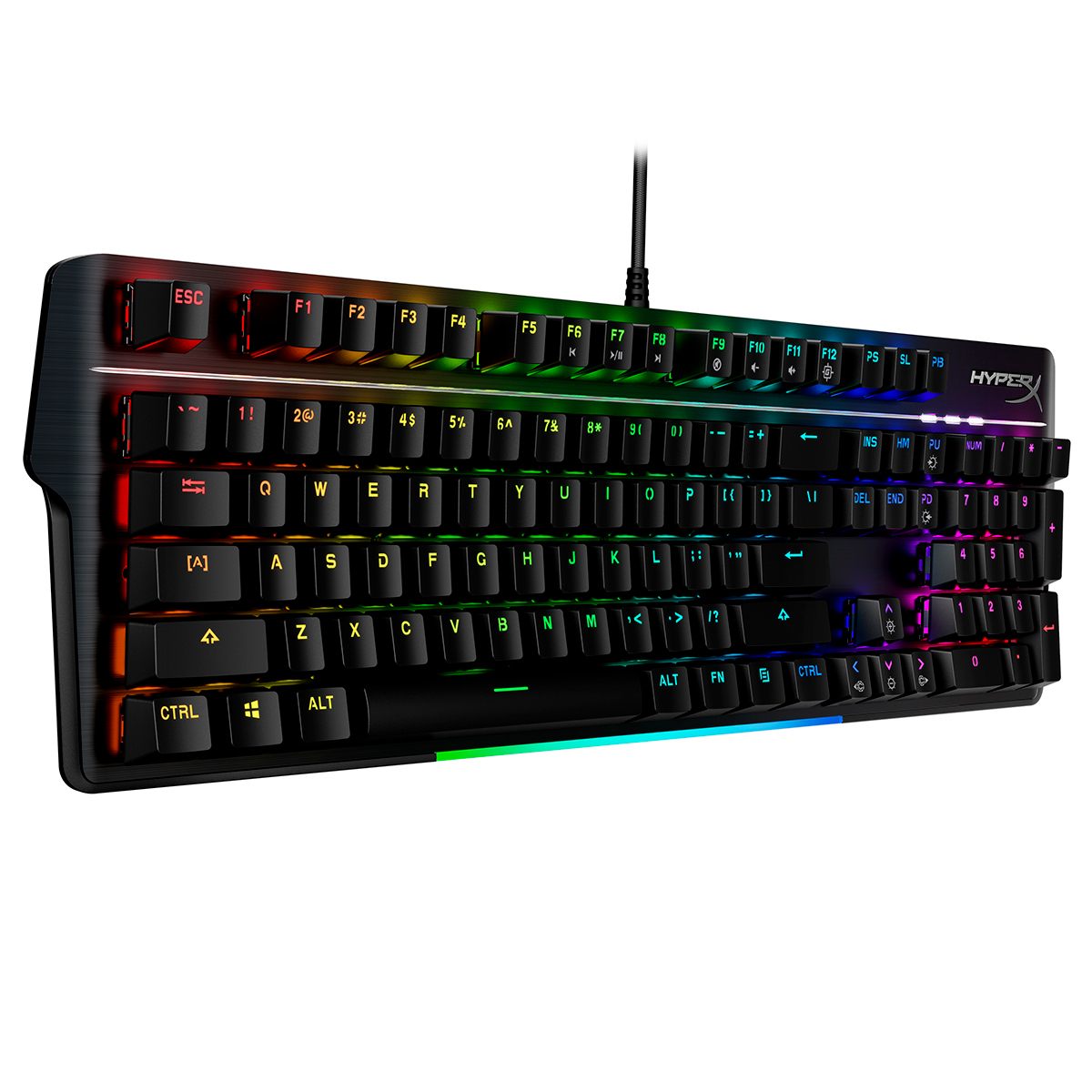 HyperX - Teclado Mecânico HyperX Alloy MKW100 RGB US TTC Red Switch