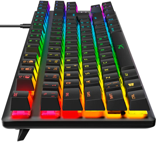 HyperX - Teclado Mecânico HyperX Alloy Origins Core RGB Gaming US HyperX Blue Switches