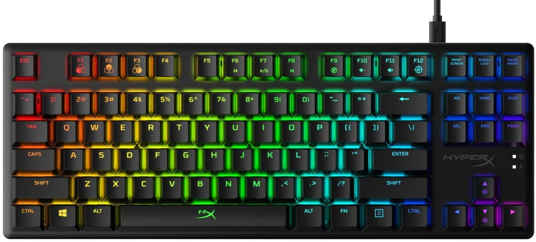 HyperX - Teclado Mecânico HyperX Alloy Origins Core RGB Gaming PT-BR HyperX Red Switches