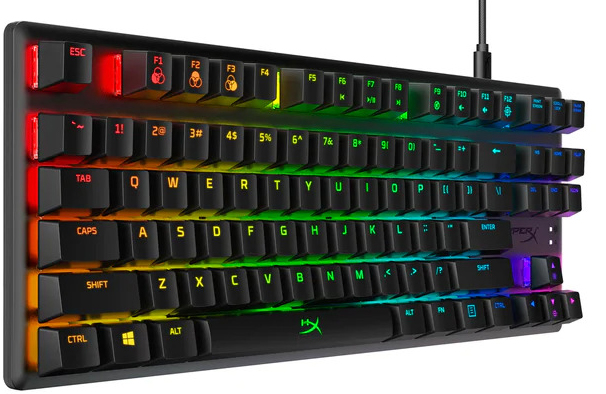 HyperX - Teclado Mecânico HyperX Alloy Origins Core RGB Gaming PT-BR HyperX Red Switches