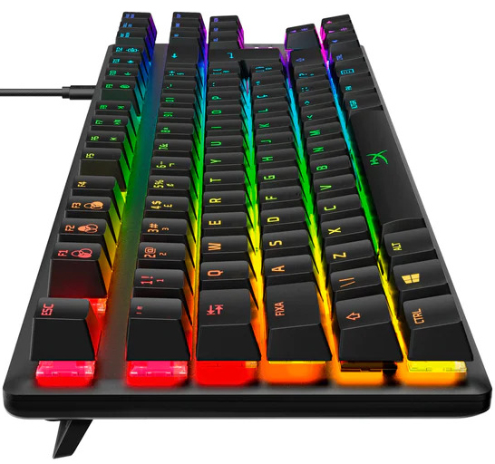 HyperX - Teclado Mecânico HyperX Alloy Origins Core RGB Gaming PT-BR HyperX Red Switches