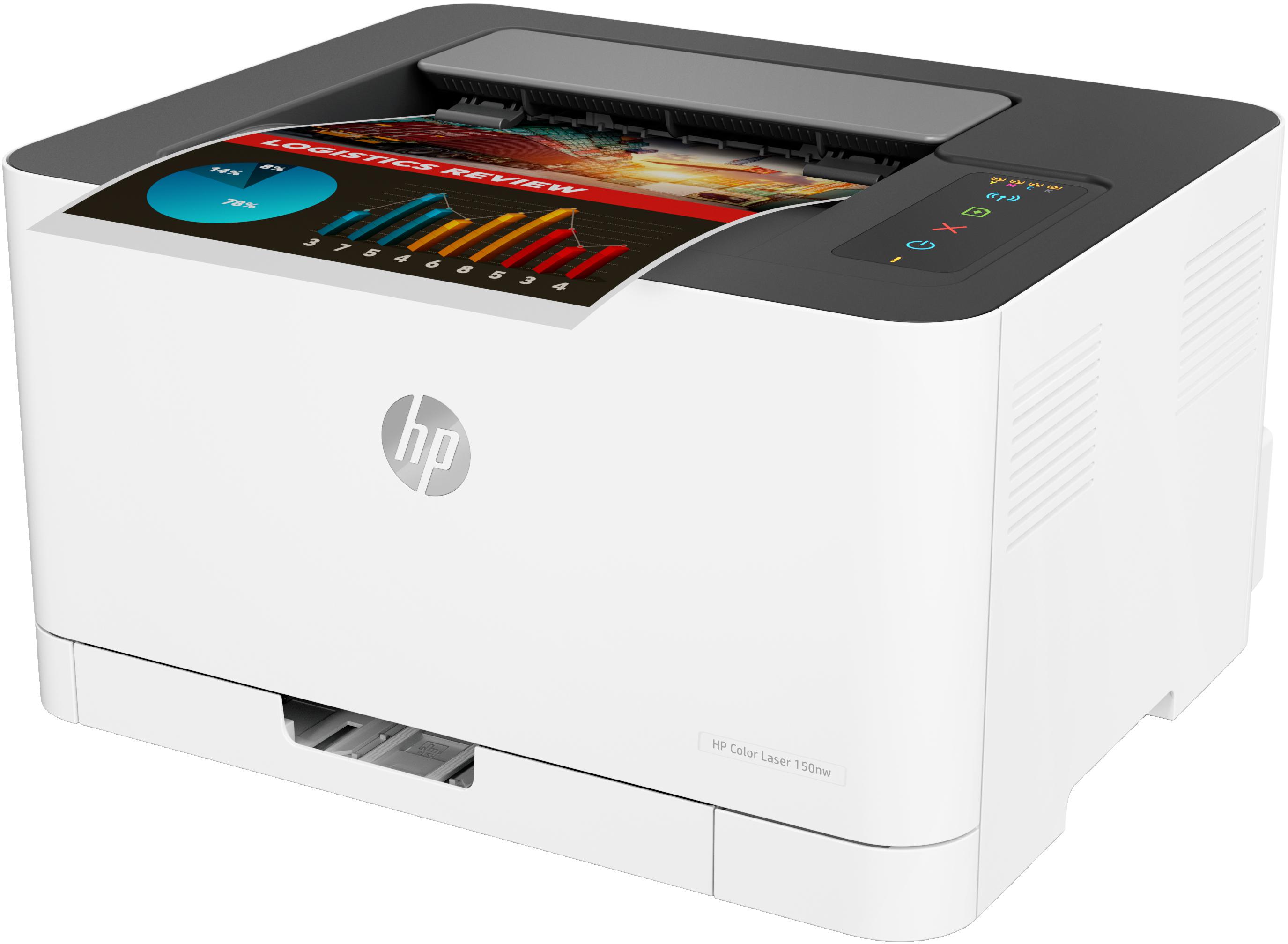 HP - Impresora HP Color Laser 150nw