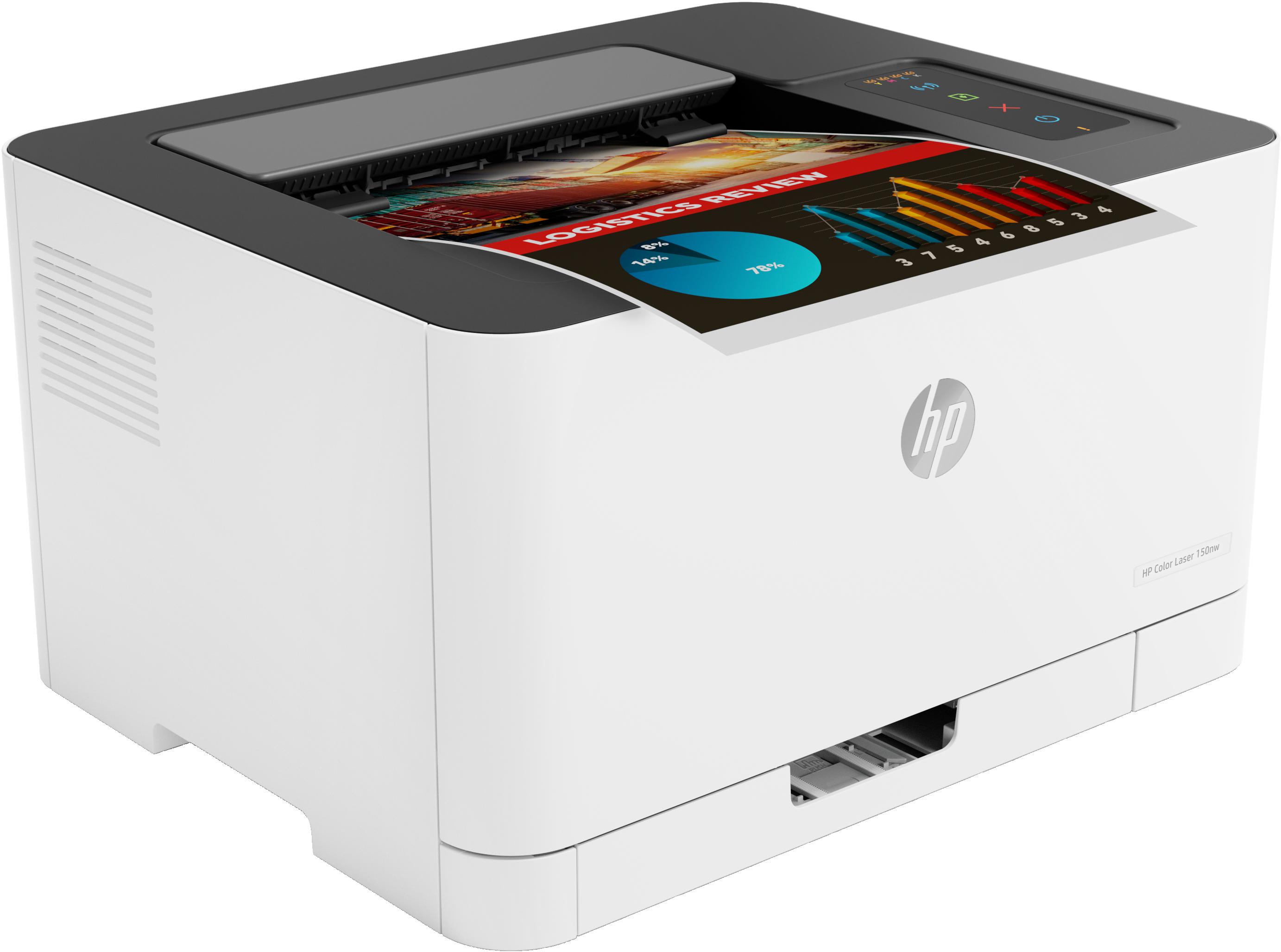 HP - Impresora HP Color Laser 150nw