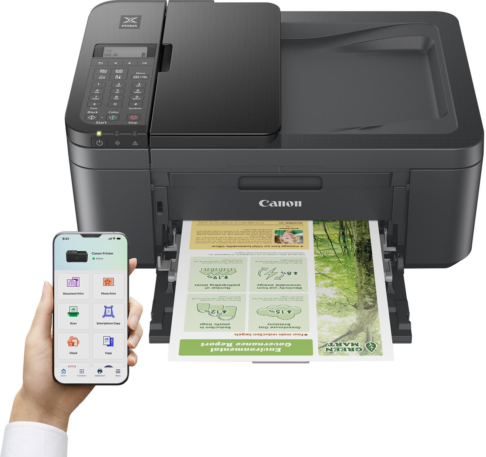 Canon - Multifunções Canon PIXMA TR4755i Wi-Fi Preto
