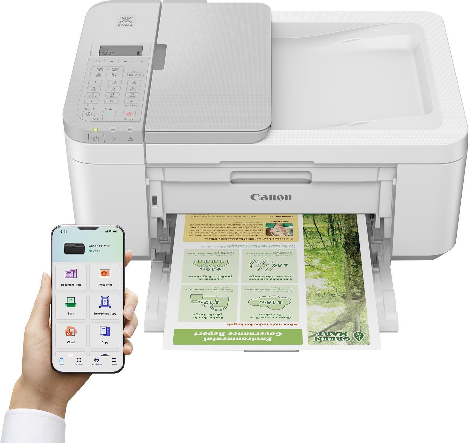 Canon - Multifunções Canon PIXMA TR4756i Wi-Fi Branco