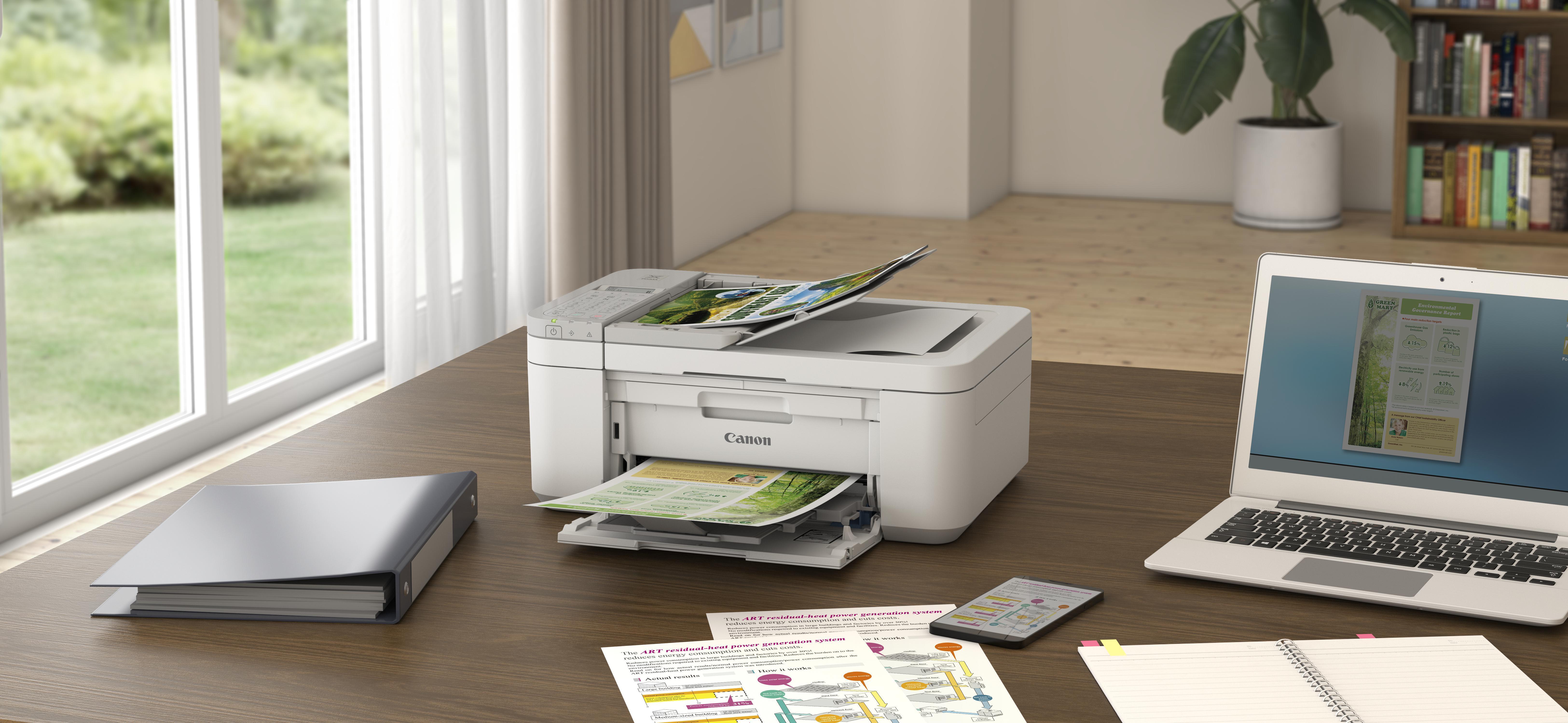 Canon - Multifunções Canon PIXMA TR4756i Wi-Fi Branco
