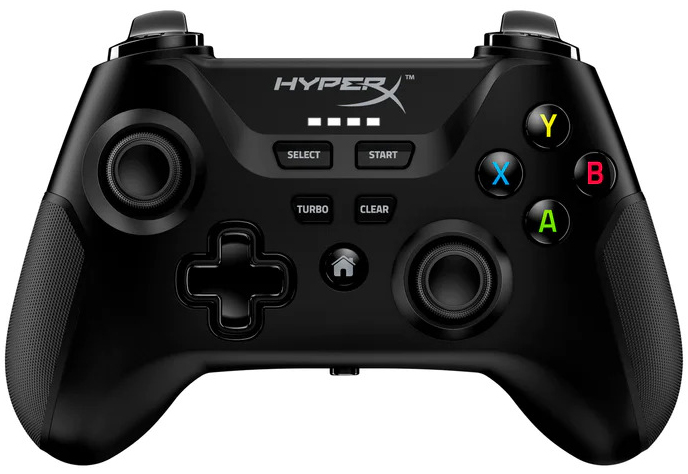 HyperX - Gamepad HyperX Clutch Gaming Wireless Negro c/ Soporte P/Mobile