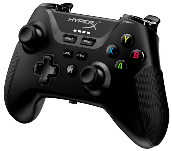 HyperX - Gamepad HyperX Clutch Gaming Wireless Negro c/ Soporte P/Mobile