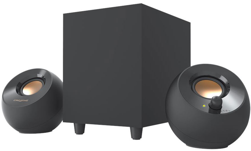 Creative - Altavoces Creative Pebble Plus 2.1 Negro