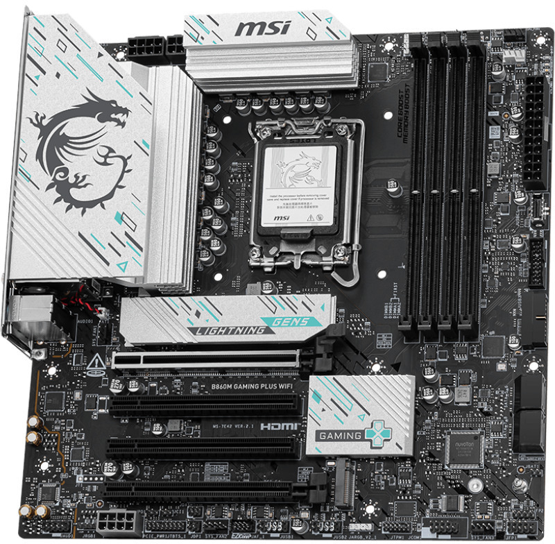 MSI - Placa Base MSI B860M GAMING PLUS WIFI