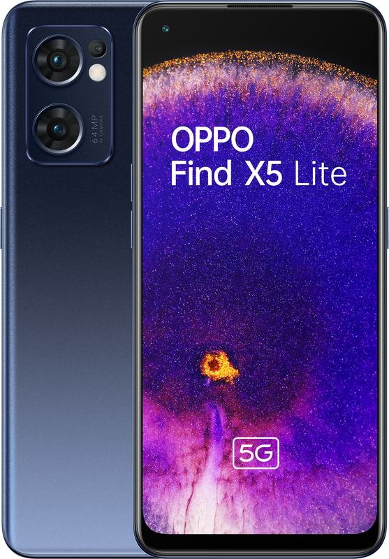 Smartphone Oppo Find X5 Lite 5G 6.43" (8 / 256GB) 90Hz Negro