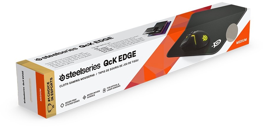 SteelSeries - Alfombrilla SteelSeries QcK Edge Medium