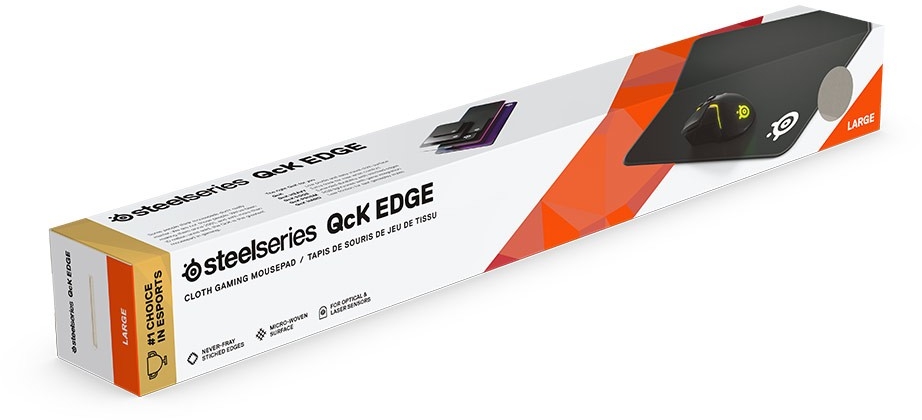 SteelSeries - Alfombrilla SteelSeries QcK Edge - Large