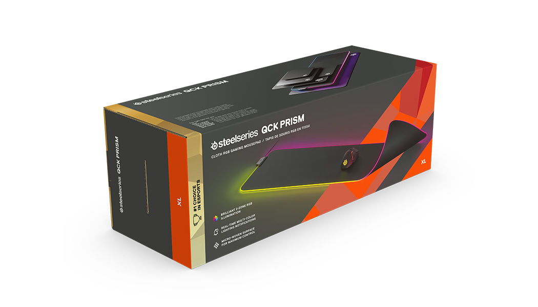 SteelSeries - Alfombrilla SteelSeries QcK Prism Cloth RGB - XL