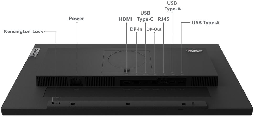 Lenovo - Monitor Lenovo Thinkvision 24" T24M-IPS FHD 60Hz 4ms USB-C + Altavoces
