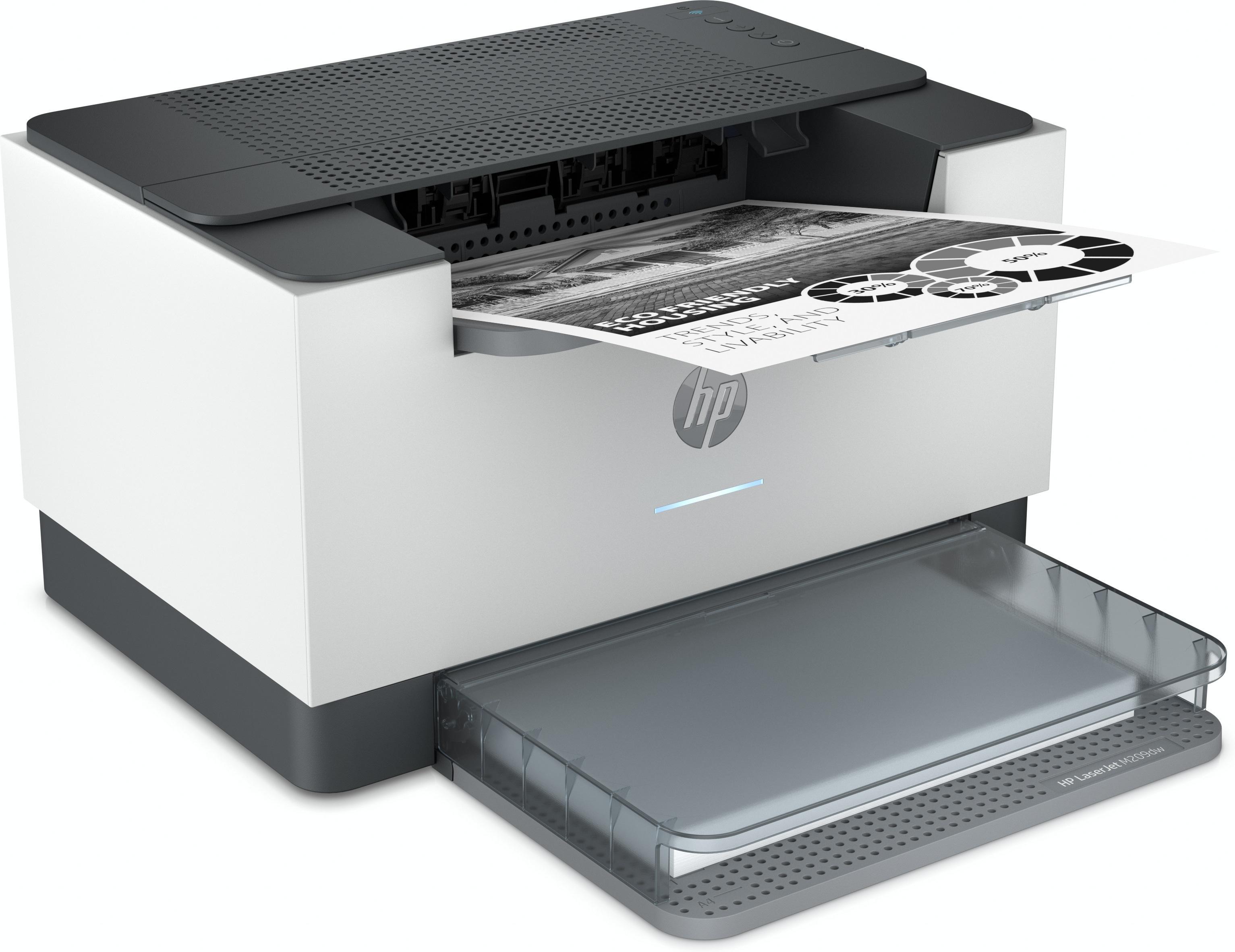 HP - Impresora HP LaserJet SF M209DW