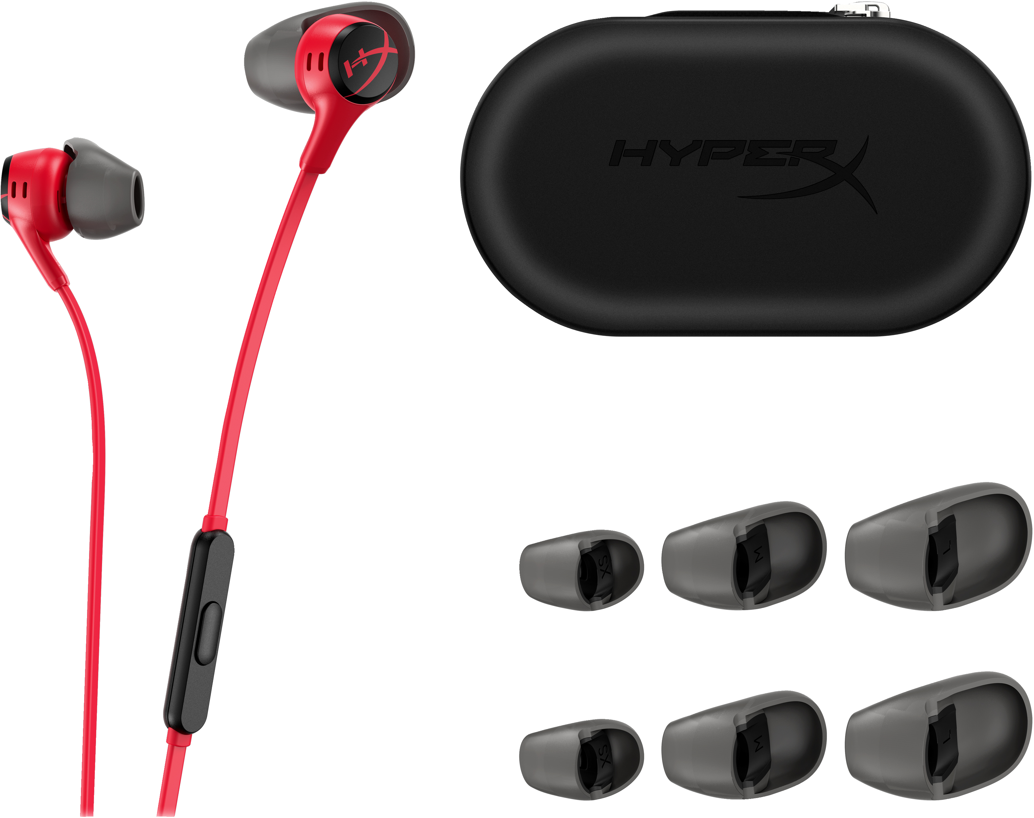 HyperX - Earbuds HyperX Cloud II Rojo