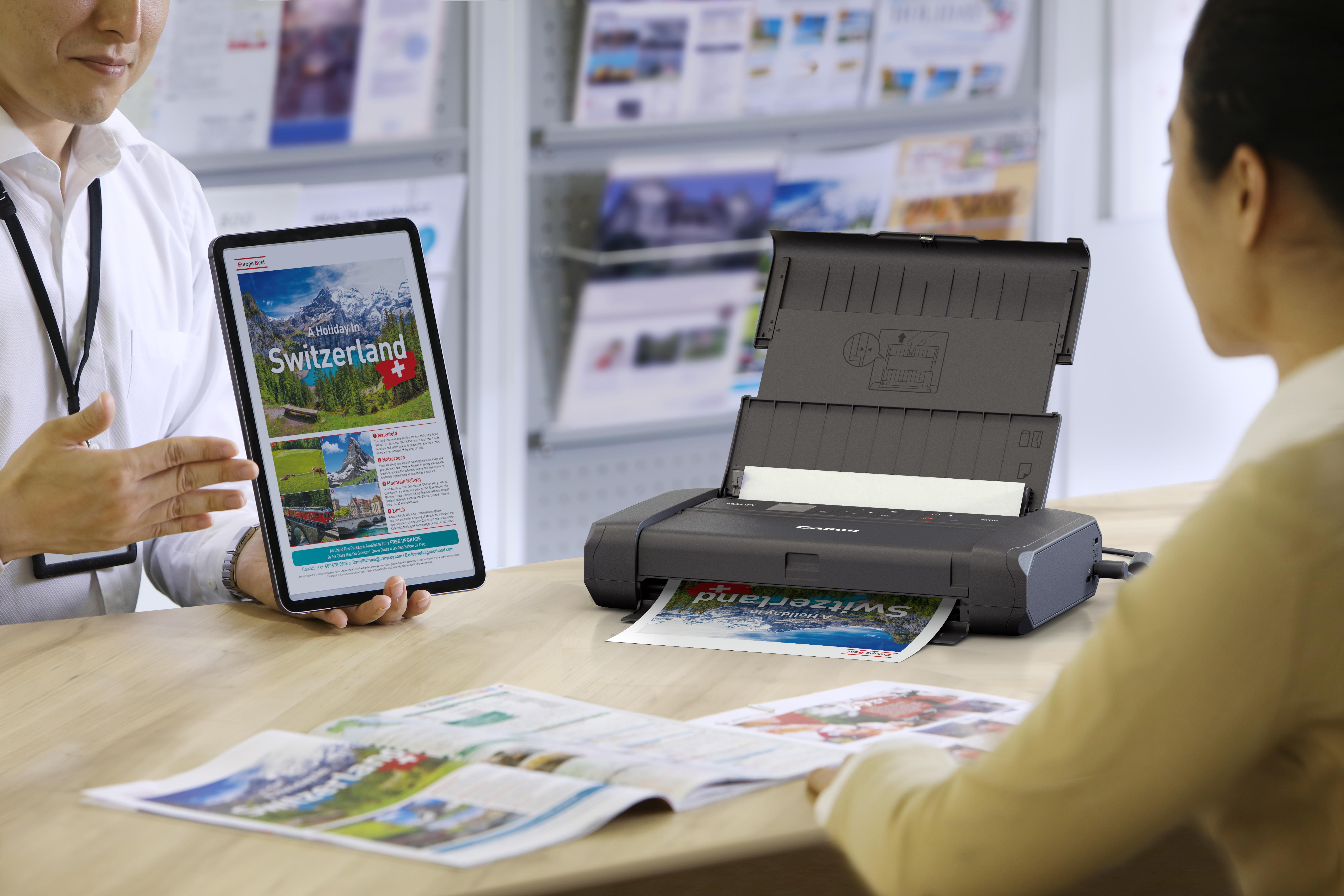 Canon - Impressora Canon MAXIFY BX110 Portátil com Bateria