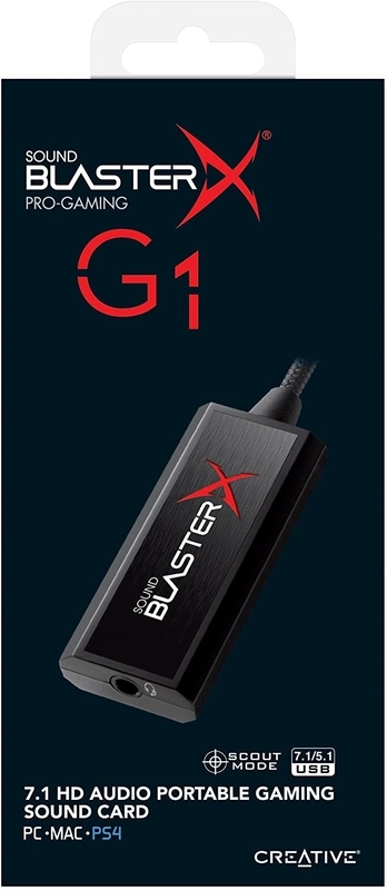 Creative - Tarjetas de Sonido Creative Synd BlasterX G1 USB