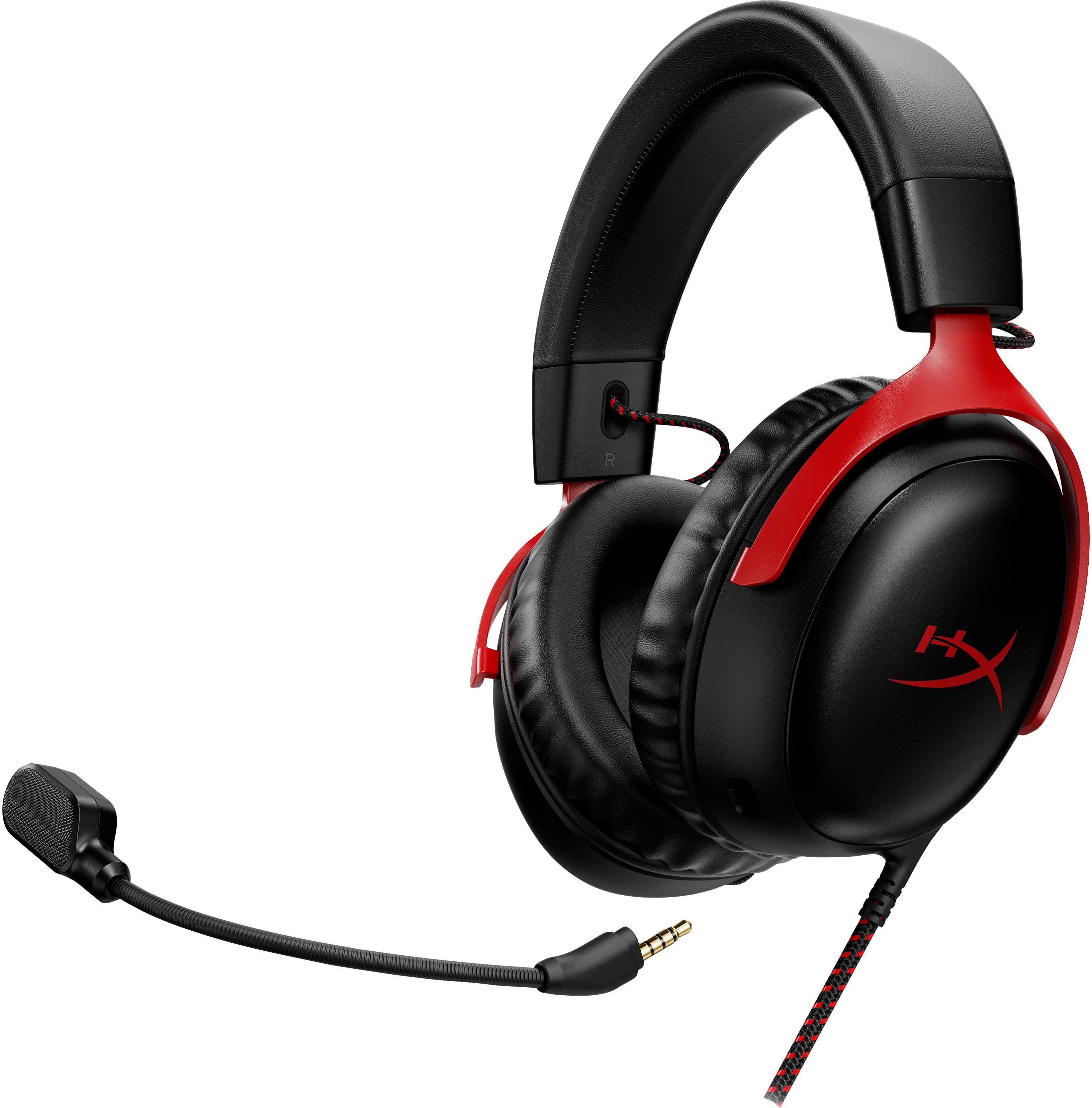 HyperX - ** B Grade ** Headset HyperX Cloud III Negro/Rojo