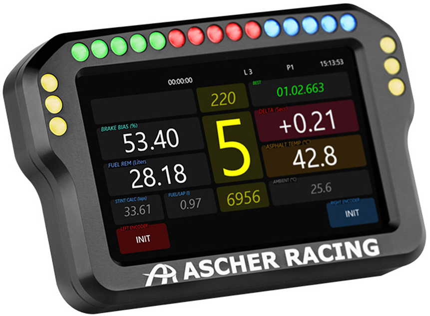 Ascher Racing - Dashboard 4" Ascher Racing