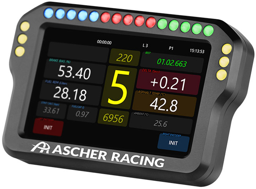 Ascher Racing - Dashboard 4" Ascher Racing