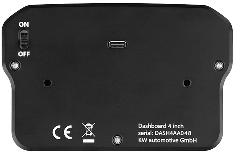 Ascher Racing - Dashboard 4" Ascher Racing