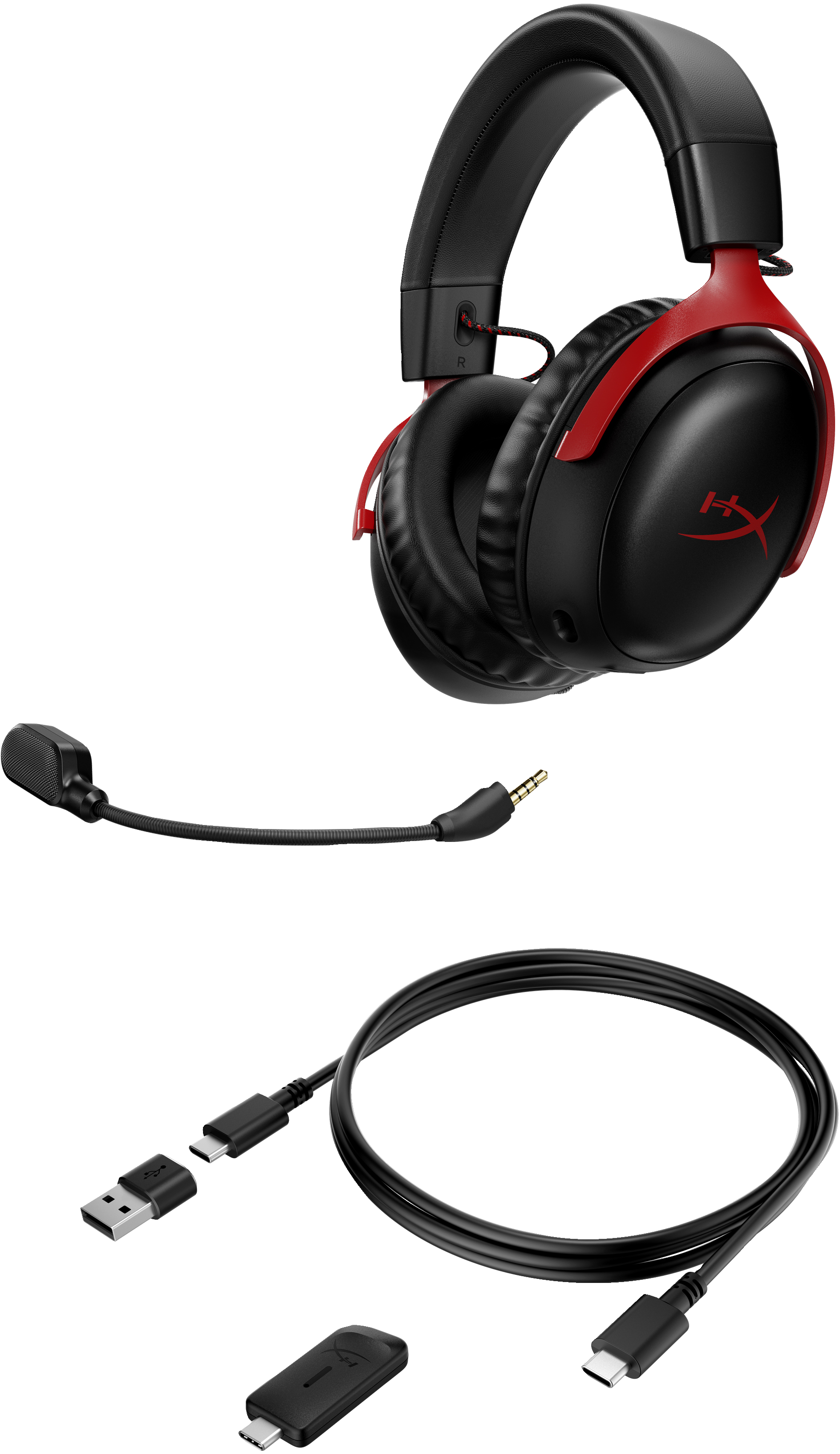 HyperX - Auriculares HyperX Cloud III Wireless Negro/Rojo