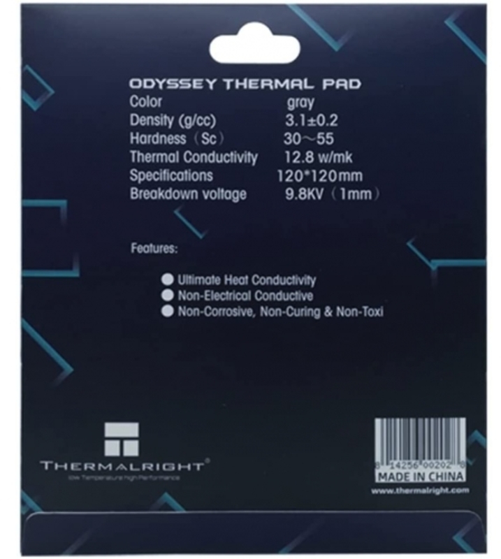 Thermalright - Thermalright ODYSSEY Almohadilla térmica 120 x 120 x 0.5mm