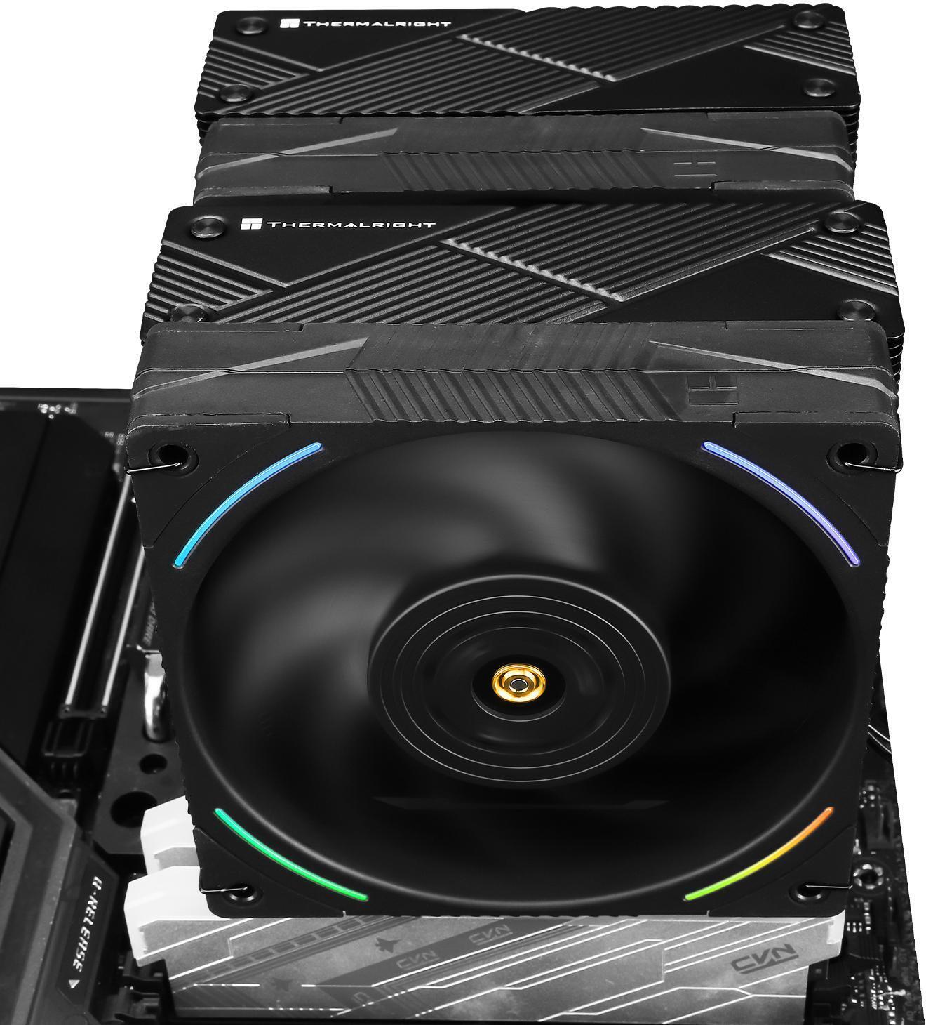 Thermalright - Ventilador CPU Thermalright Phantom Spirit 120 Evo Negro
