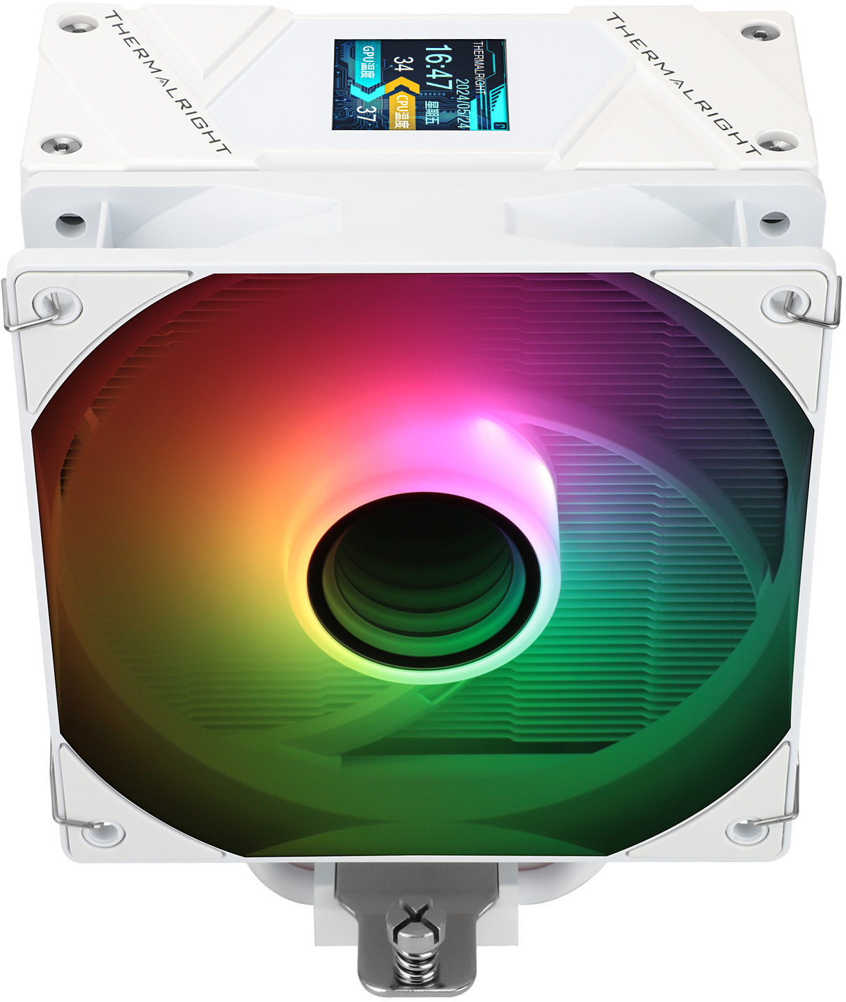 Thermalright - Ventilador CPU Thermalright Assassin Spirit 120 Vision ARGB Blanco