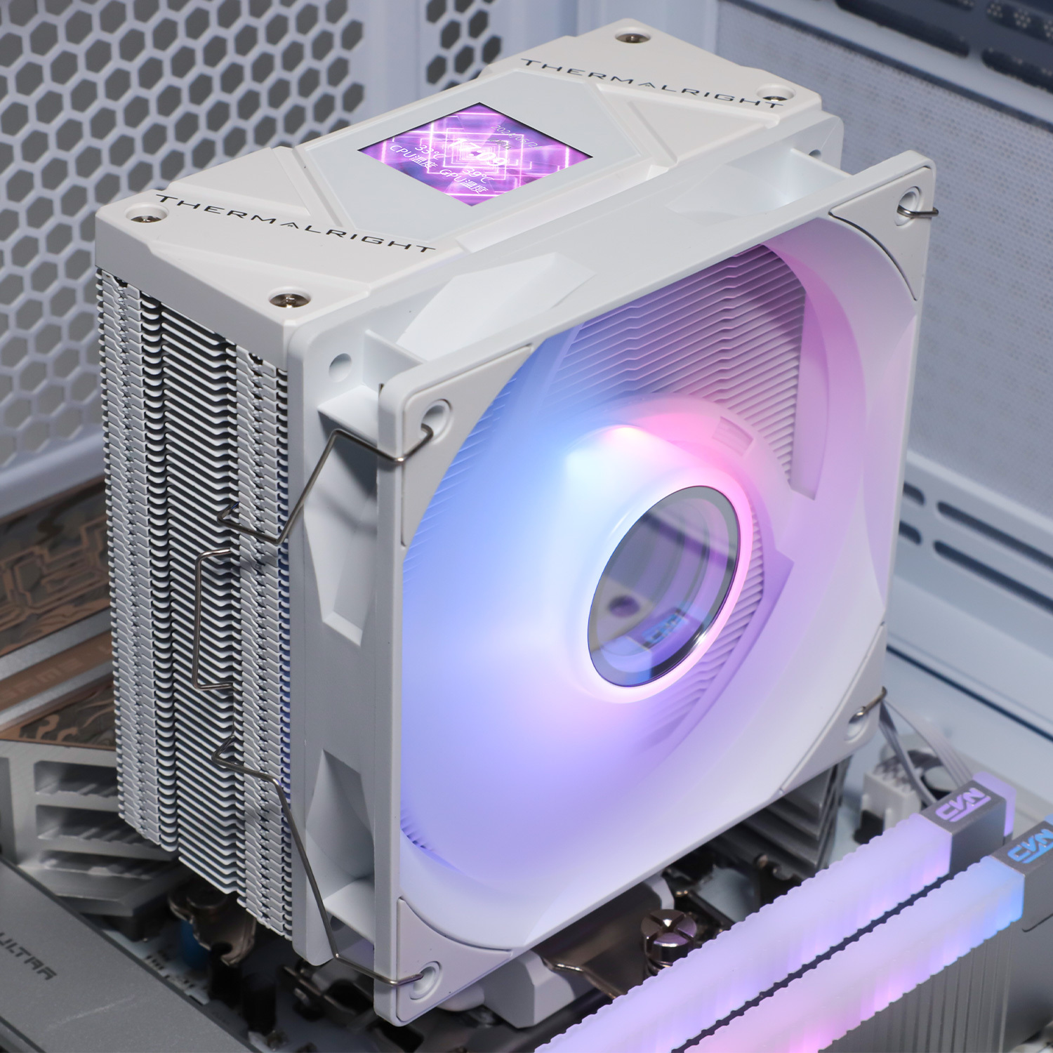 Thermalright - Ventilador CPU Thermalright Assassin Spirit 120 Vision ARGB Blanco
