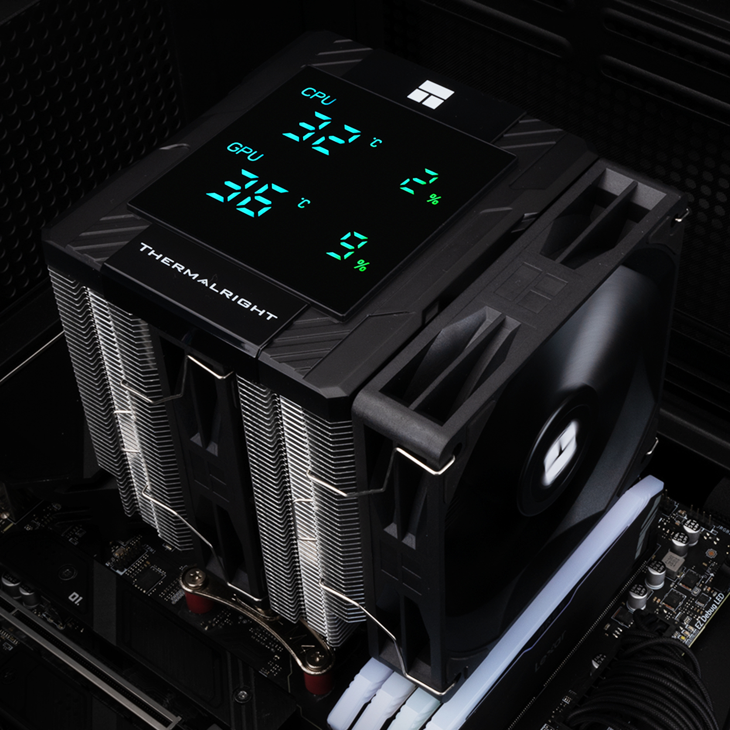 Thermalright - Ventilador CPU Thermalright Peerless Assassin 120 Digital Negro