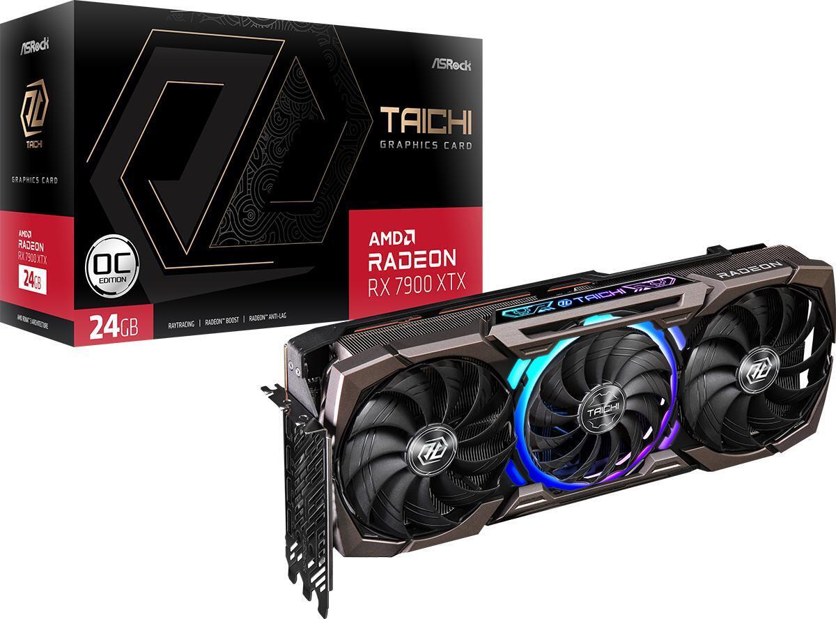 ASRock - Tarjeta Gráfica ASRock Radeon RX 7900 XTX Taichi OC 24GB GDDR6