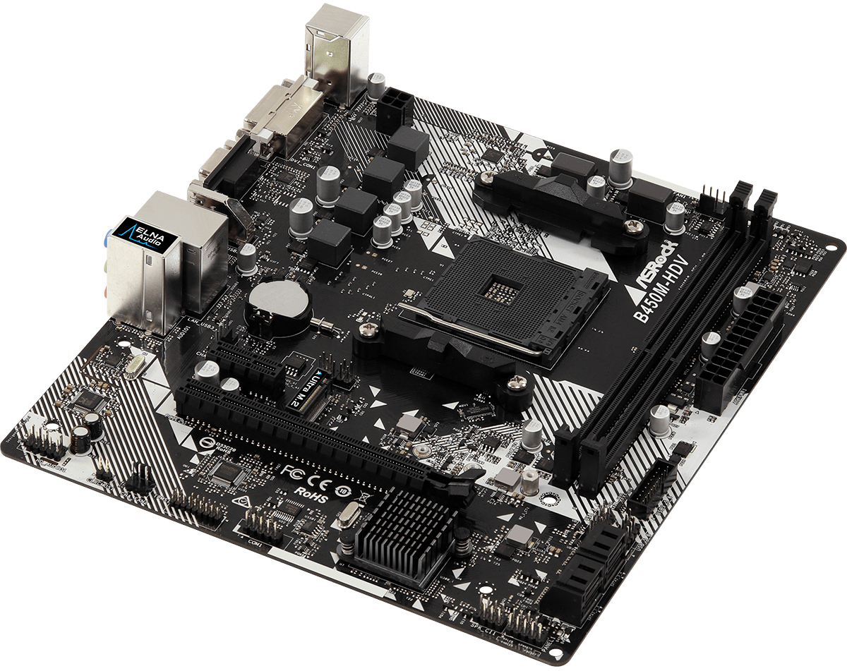 ASRock - Placa Base ASRock B450M-HDV R4.0