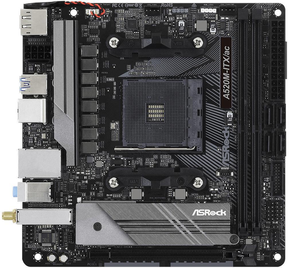 ASRock - Placa Base ASRock A520M-ITX/AC