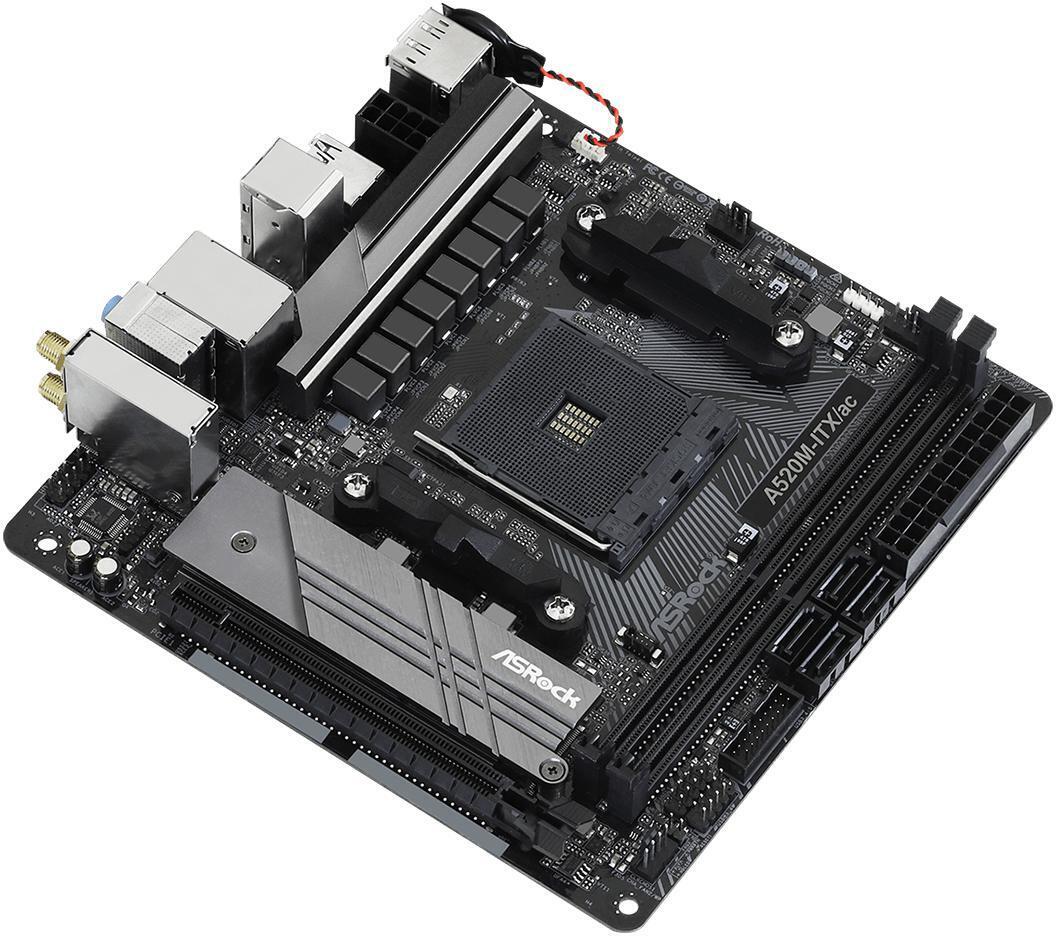 ASRock - Placa Base ASRock A520M-ITX/AC