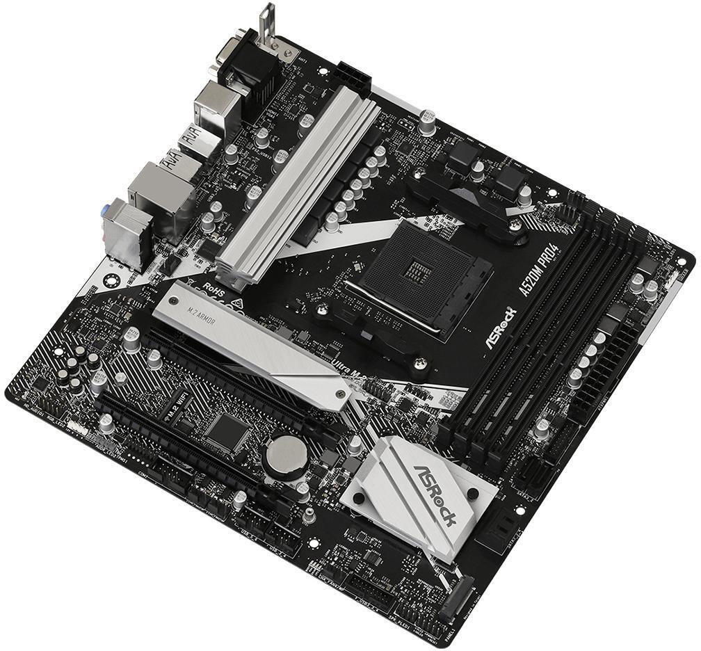 ASRock - Placa Base ASRock A520M Pro4